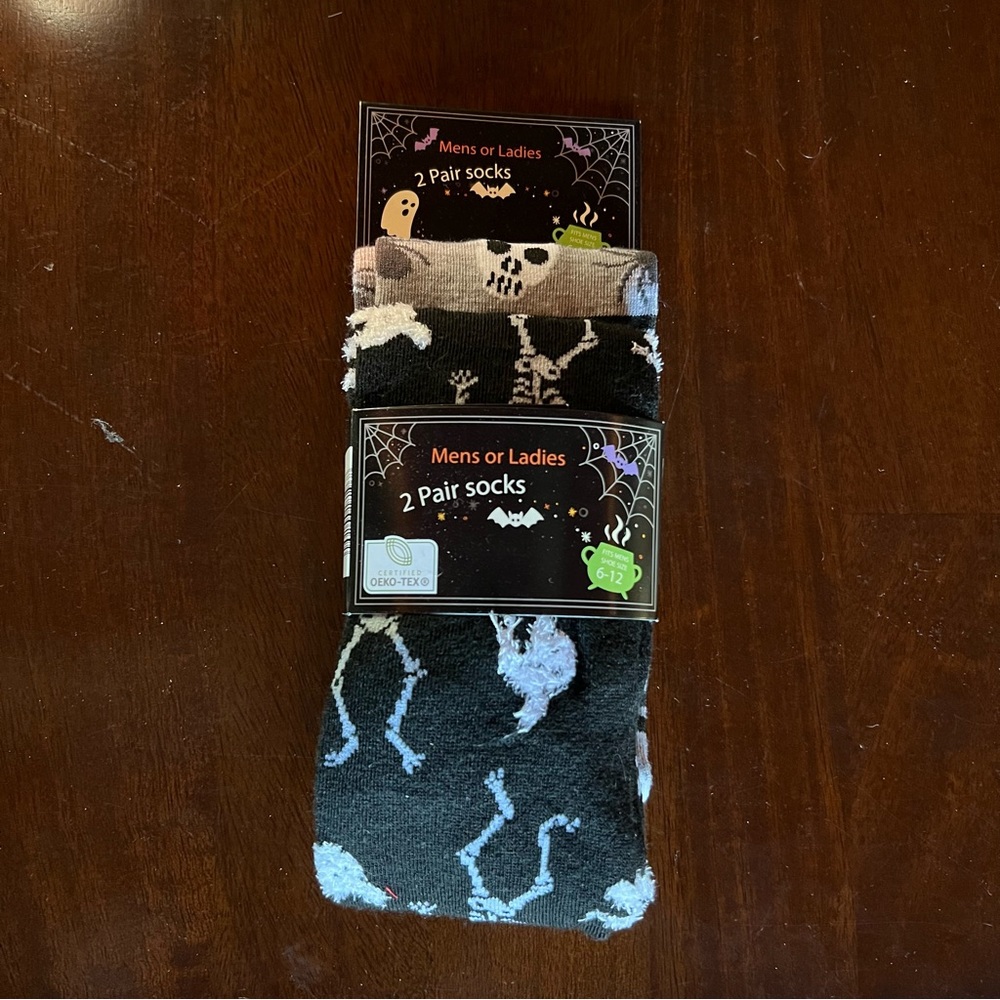 2 pack Aldi Halloween socks